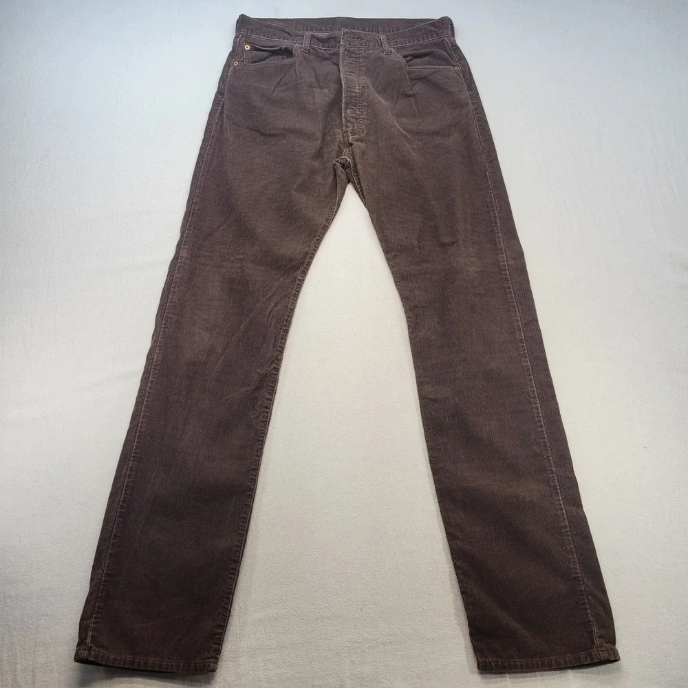 Levi's 551 Corduroy Vintage 90's Pants Mens 36x36 Brown Straight Leg Trouser